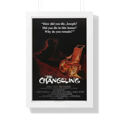 THE CHANGELING 1980 - Framed Movie Poster 16″ x 24″ White - The Sticker Space