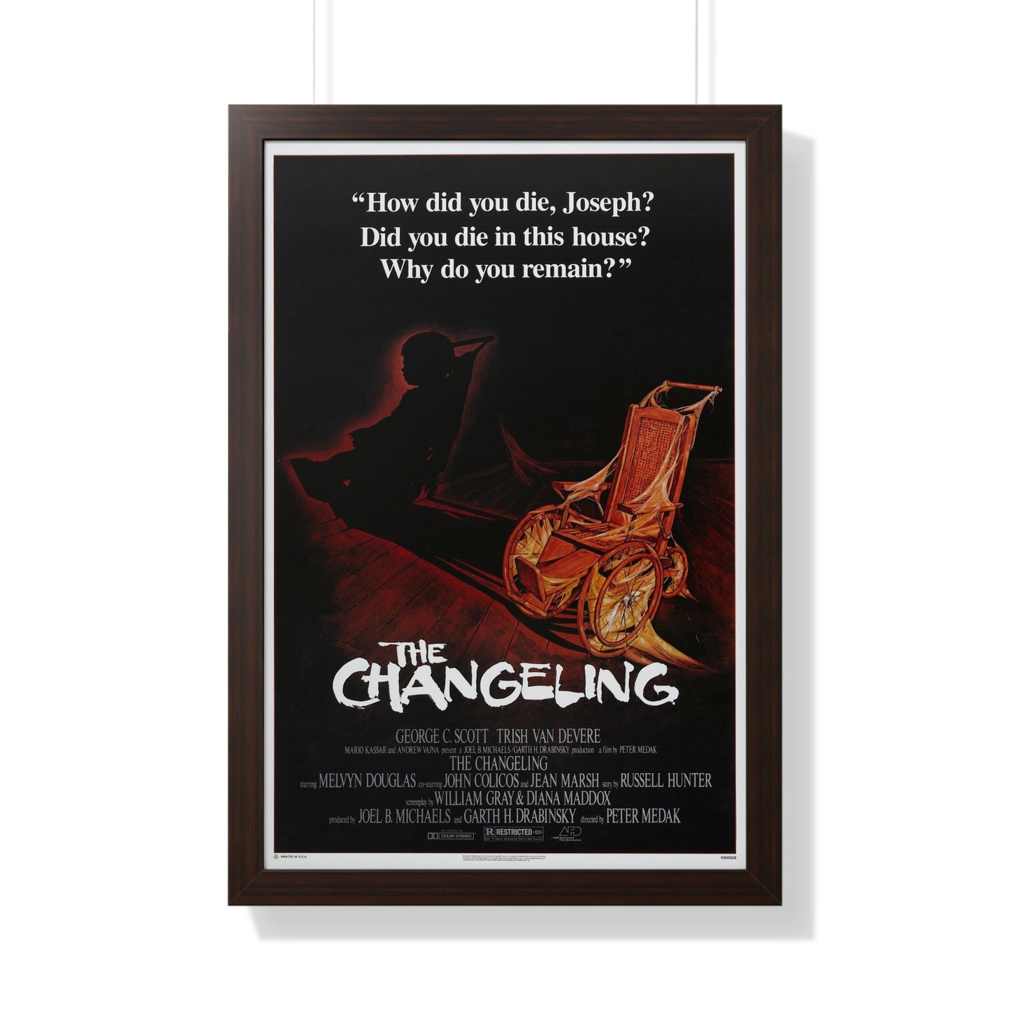 THE CHANGELING 1980 - Framed Movie Poster-20" x 30"-The Sticker Space