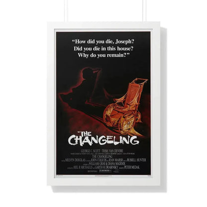THE CHANGELING 1980 - Framed Movie Poster 20" x 30" White - The Sticker Space