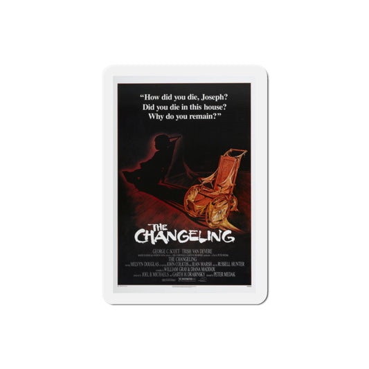 The Changeling 1980 Movie Poster Die-Cut Magnet-2" x 2"-The Sticker Space