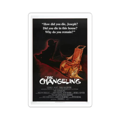 The Changeling 1980 Movie Poster - STICKER Vinyl Kiss-Cut Decal 2 Inch White - The Sticker Space
