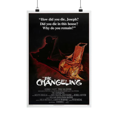 THE CHANGELING 1980 - Paper Movie Poster 12″ x 18″ Matte - The Sticker Space