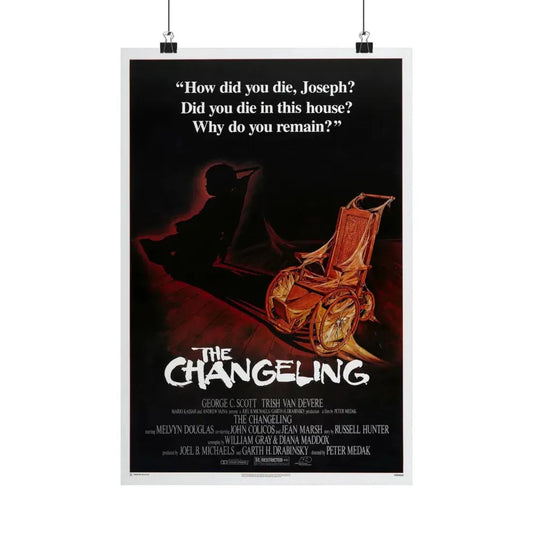 THE CHANGELING 1980 - Paper Movie Poster 12″ x 18″ Matte - The Sticker Space