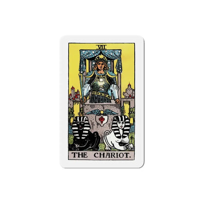 The Chariot (Tarot Card) Refrigerator Magnet 3 Inch - The Sticker Space