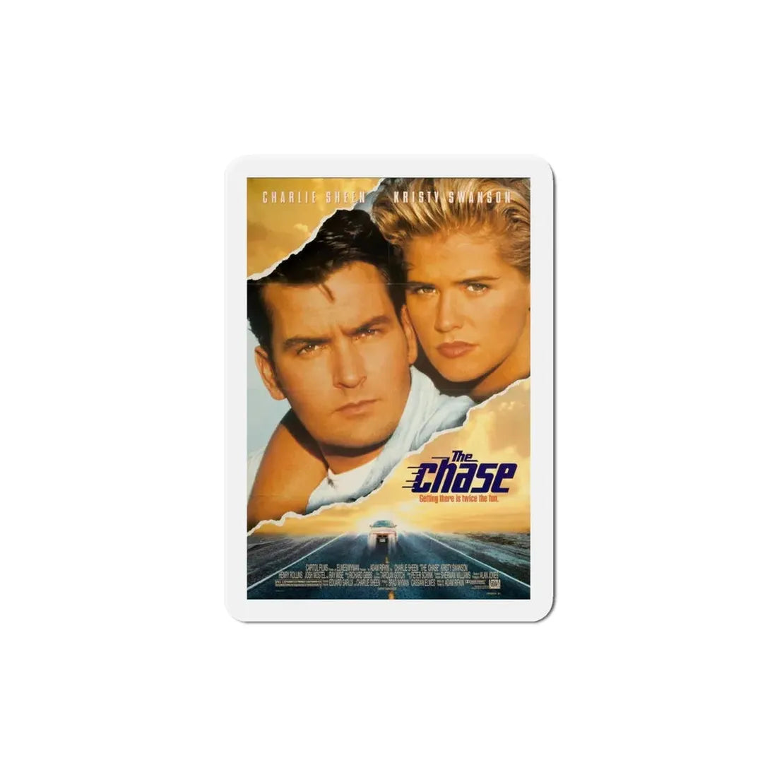 The Chase 1994 Movie Poster Refrigerator Magnet 6 Inch - The Sticker Space