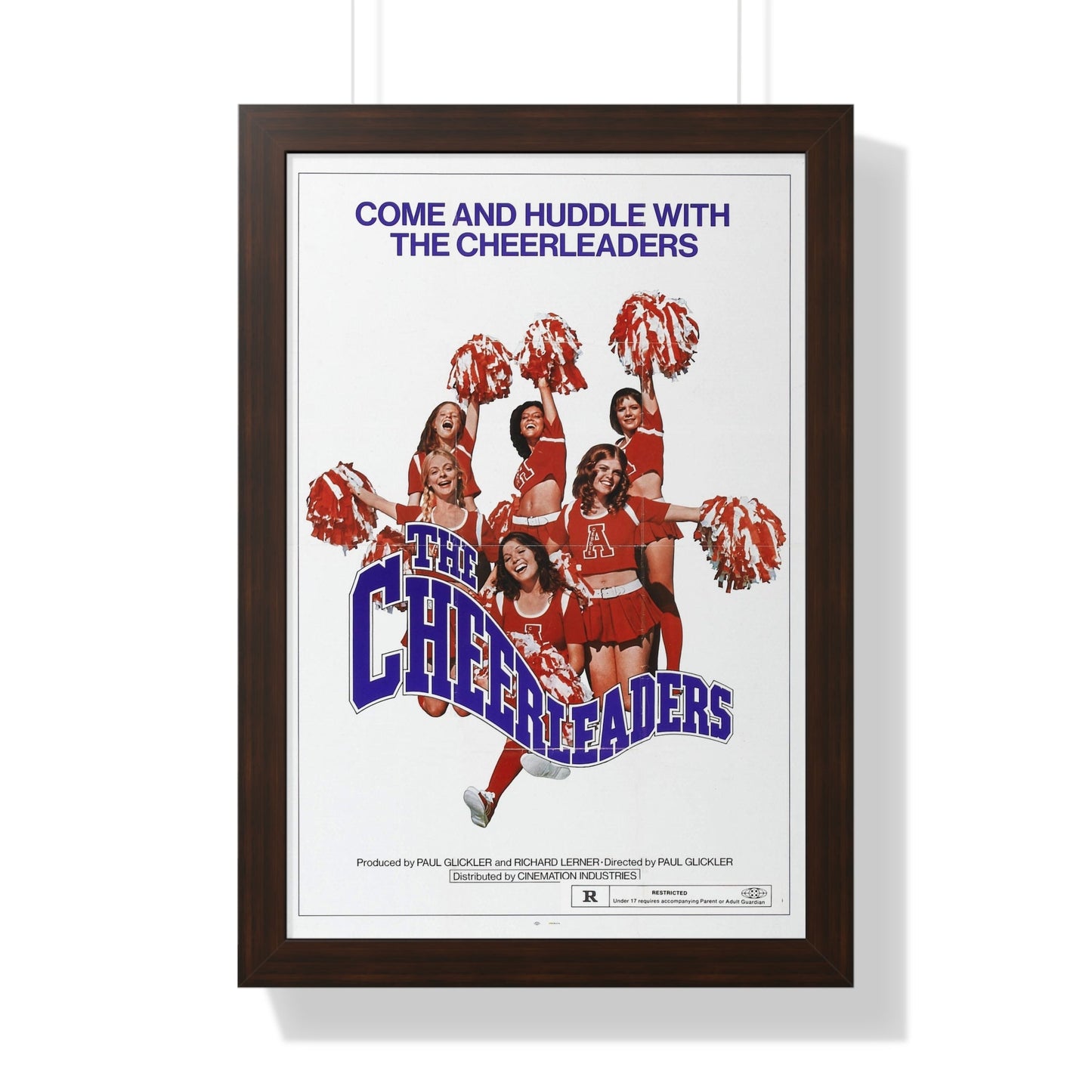 THE CHEERLEADERS 1973 - Framed Movie Poster-16″ x 24″-The Sticker Space