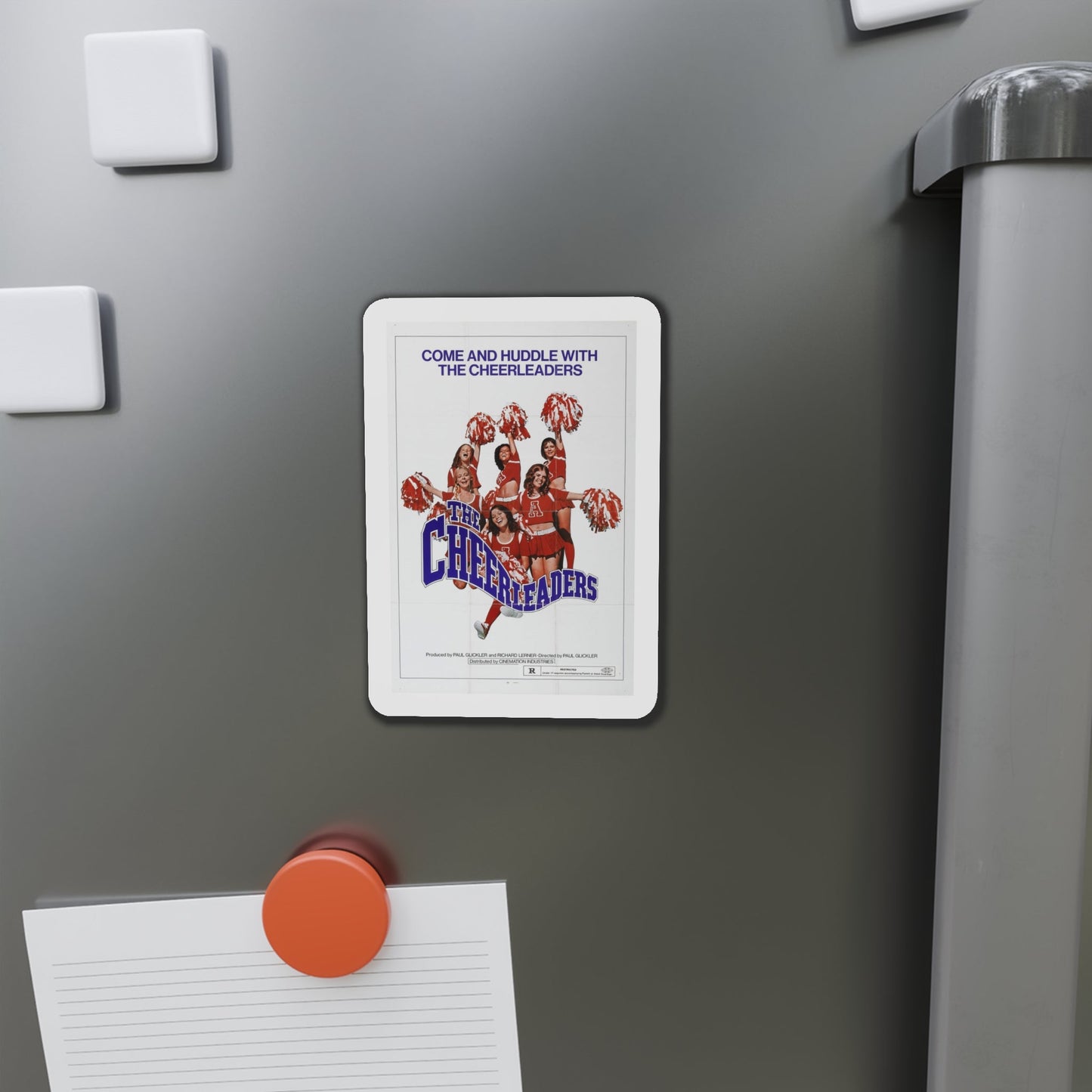 The Cheerleaders 1973 Movie Poster Die-Cut Magnet-The Sticker Space