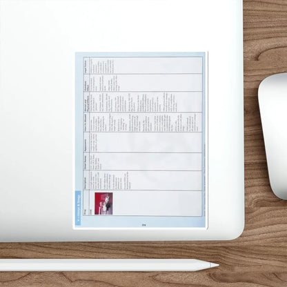 SKU:51077833922271388074 Sticker types:White Shape:Die-Cut Sizes:6" × 6"