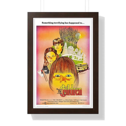 THE CHILDREN 1980 - Framed Movie Poster 16″ x 24″ Walnut - The Sticker Space