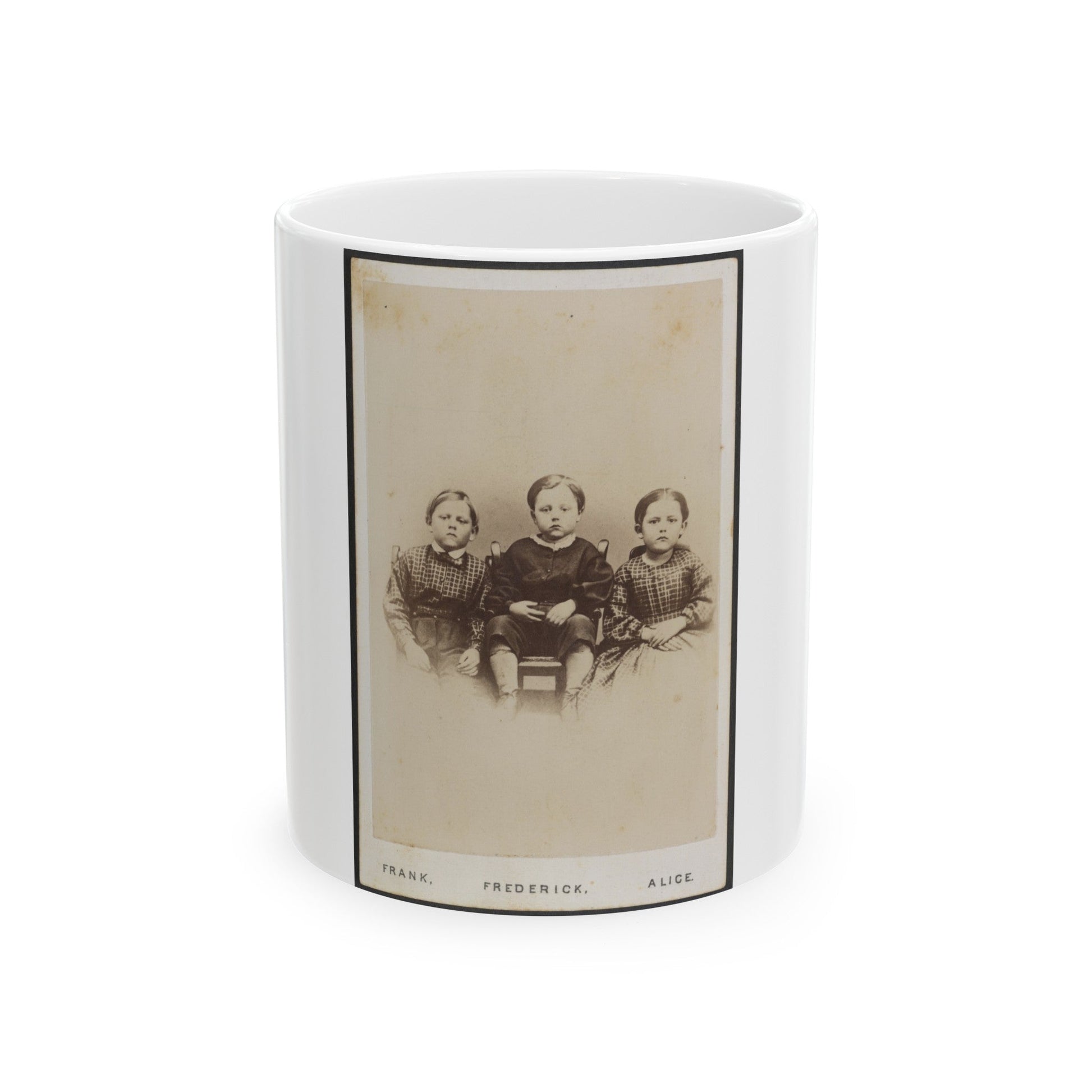 The Children Of The Battle Field (U.S. Civil War) White Coffee Mug-11oz-The Sticker Space