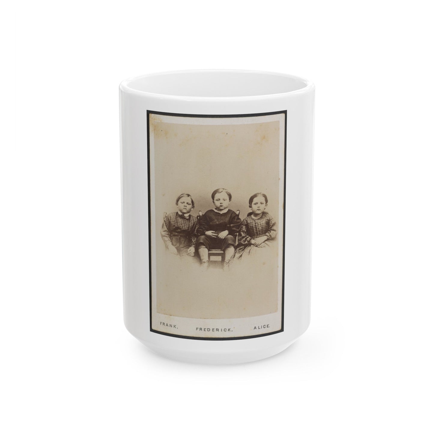 The Children Of The Battle Field (U.S. Civil War) White Coffee Mug-15oz-The Sticker Space