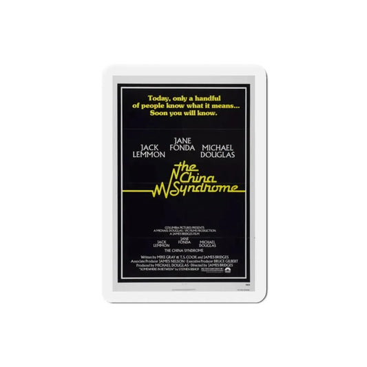 The China Syndrome 1979 Movie Poster Refrigerator Magnet 2 Inch - The Sticker Space
