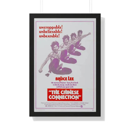 THE CHINESE CONNECTION 1972 - Framed Movie Poster 20" x 30" Black - The Sticker Space