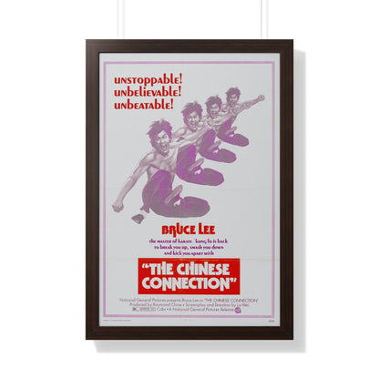 THE CHINESE CONNECTION 1972 - Framed Movie Poster-20" x 30"-The Sticker Space