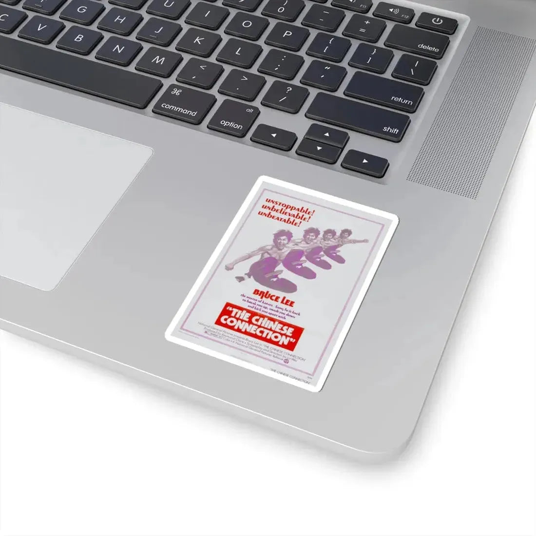 THE CHINESE CONNECTION 1972 Movie Poster - STICKER Vinyl Kiss-Cut Decal - The Sticker Space