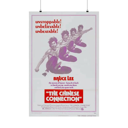 THE CHINESE CONNECTION 1972 - Paper Movie Poster 24″ x 36″ Matte - The Sticker Space