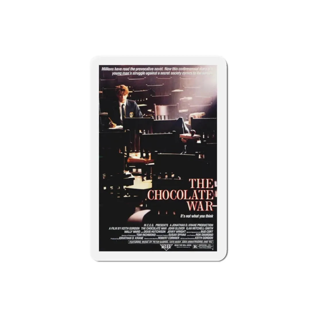 The Chocolate War 1988 Movie Poster Refrigerator Magnet 2 Inch - The Sticker Space