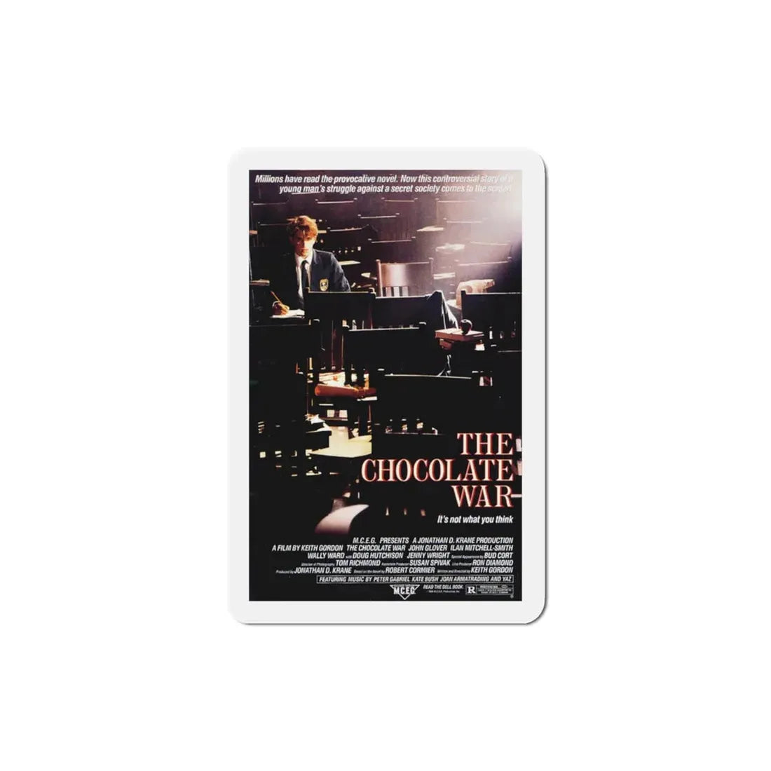 The Chocolate War 1988 Movie Poster Refrigerator Magnet 3 Inch - The Sticker Space