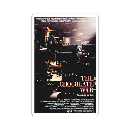 The Chocolate War 1988 Movie Poster STICKER Vinyl Die-Cut Decal 3 Inch - The Sticker Space