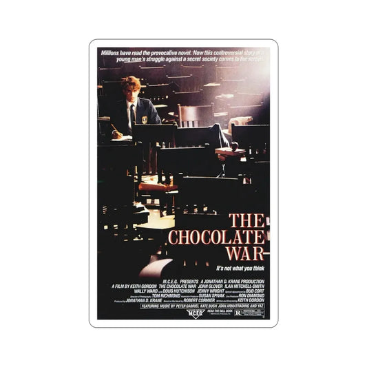 The Chocolate War 1988 Movie Poster STICKER Vinyl Die-Cut Decal 6 Inch - The Sticker Space
