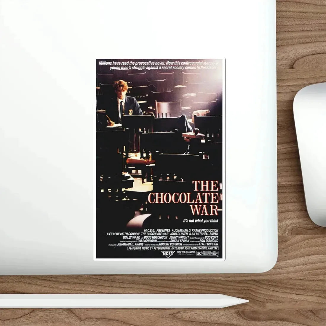 The Chocolate War 1988 Movie Poster STICKER Vinyl Die-Cut Decal - The Sticker Space