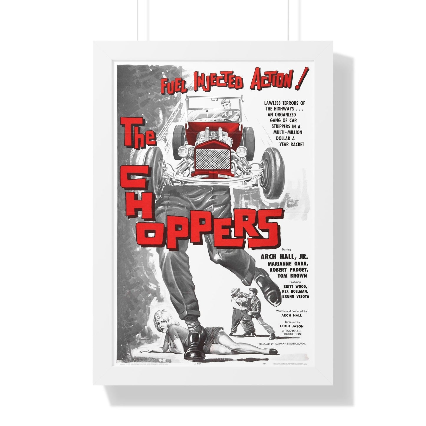 THE CHOPPERS 1961 - Framed Movie Poster-16″ x 24″-The Sticker Space