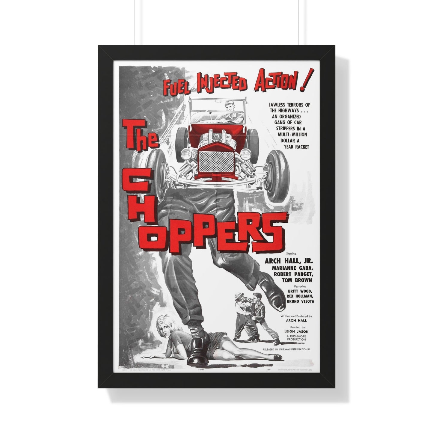 THE CHOPPERS 1961 - Framed Movie Poster-20" x 30"-The Sticker Space