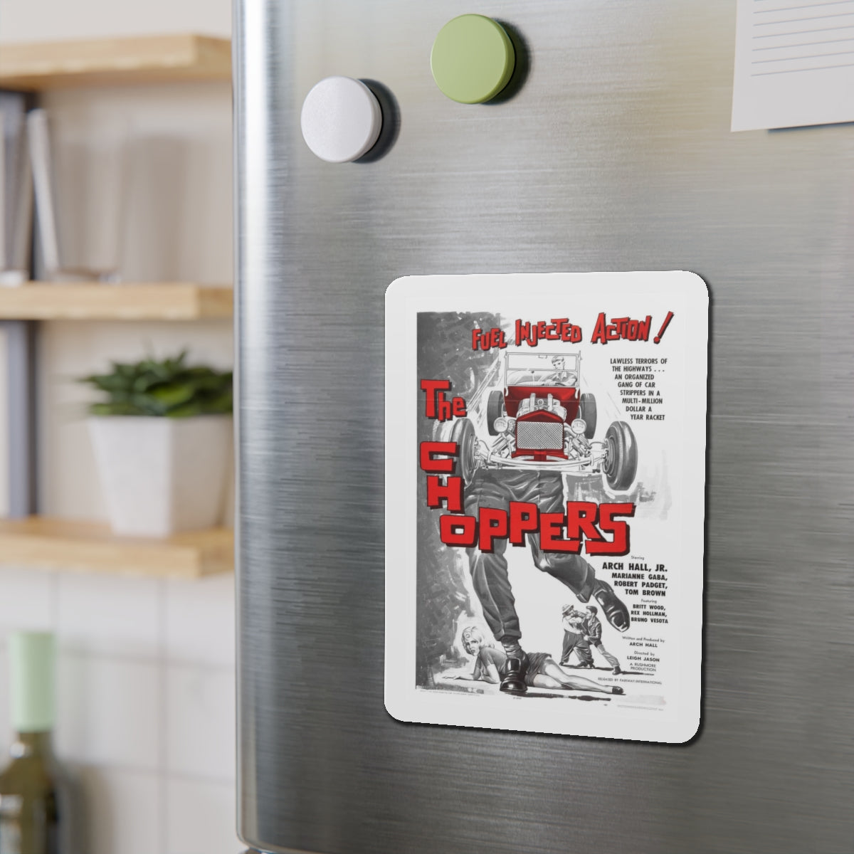 THE CHOPPERS 1961 Movie Poster - Refrigerator Magnet-The Sticker Space