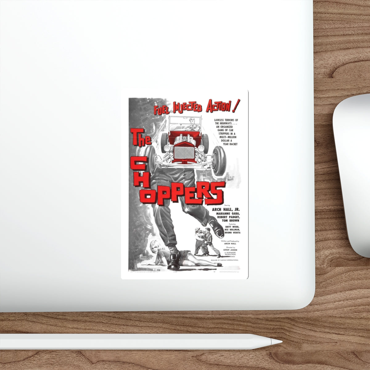 THE CHOPPERS 1961 Movie Poster STICKER Vinyl Die-Cut Decal-The Sticker Space