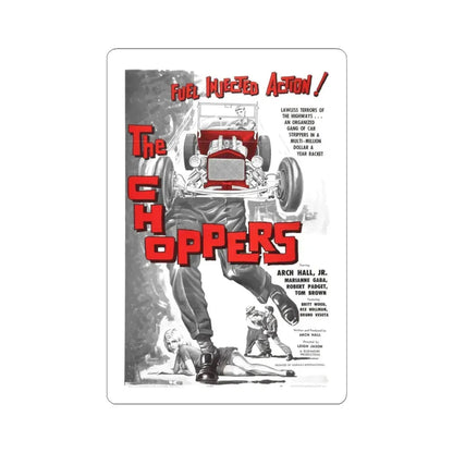 THE CHOPPERS 1961 Movie Poster - STICKER Vinyl Kiss-Cut Decal 3 Inch White - The Sticker Space