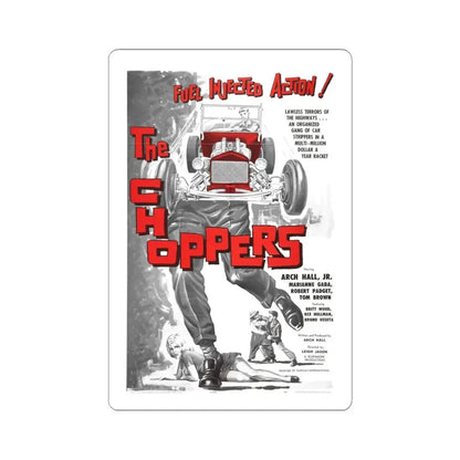 THE CHOPPERS 1961 Movie Poster - STICKER Vinyl Kiss-Cut Decal 6 Inch White - The Sticker Space