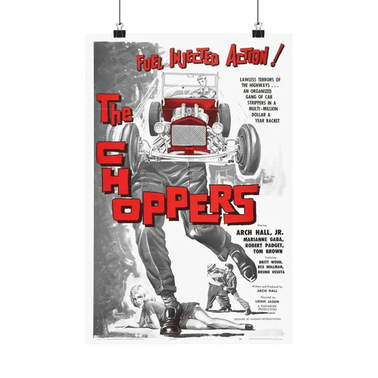 THE CHOPPERS 1961 - Paper Movie Poster 12″ x 18″ Matte - The Sticker Space