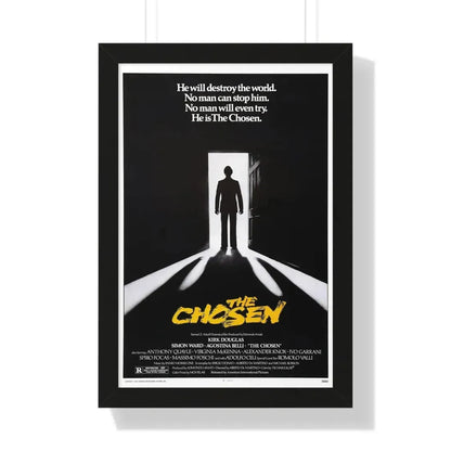 THE CHOSEN 1981 - Framed Movie Poster 16″ x 24″ Black - The Sticker Space