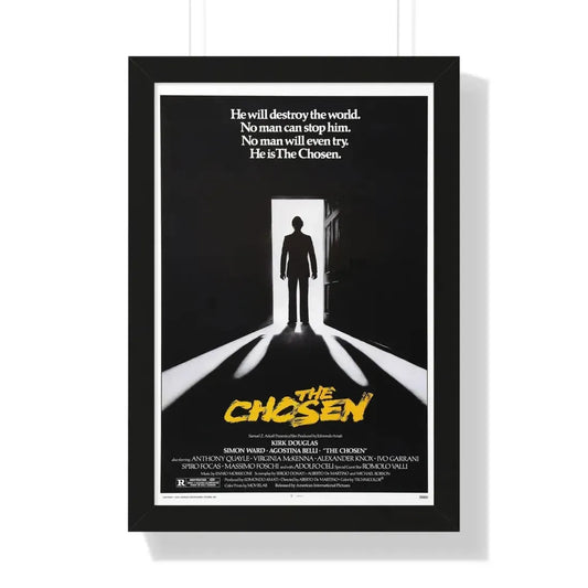 THE CHOSEN 1981 - Framed Movie Poster 16″ x 24″ Black - The Sticker Space