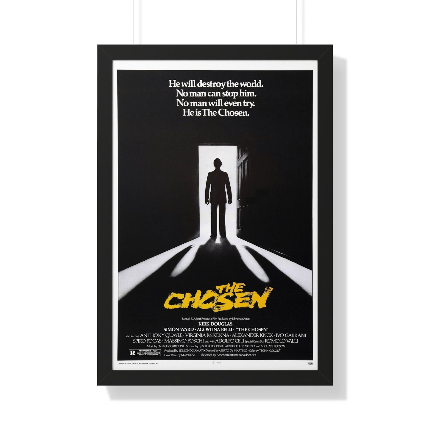 THE CHOSEN 1981 - Framed Movie Poster-20" x 30"-The Sticker Space