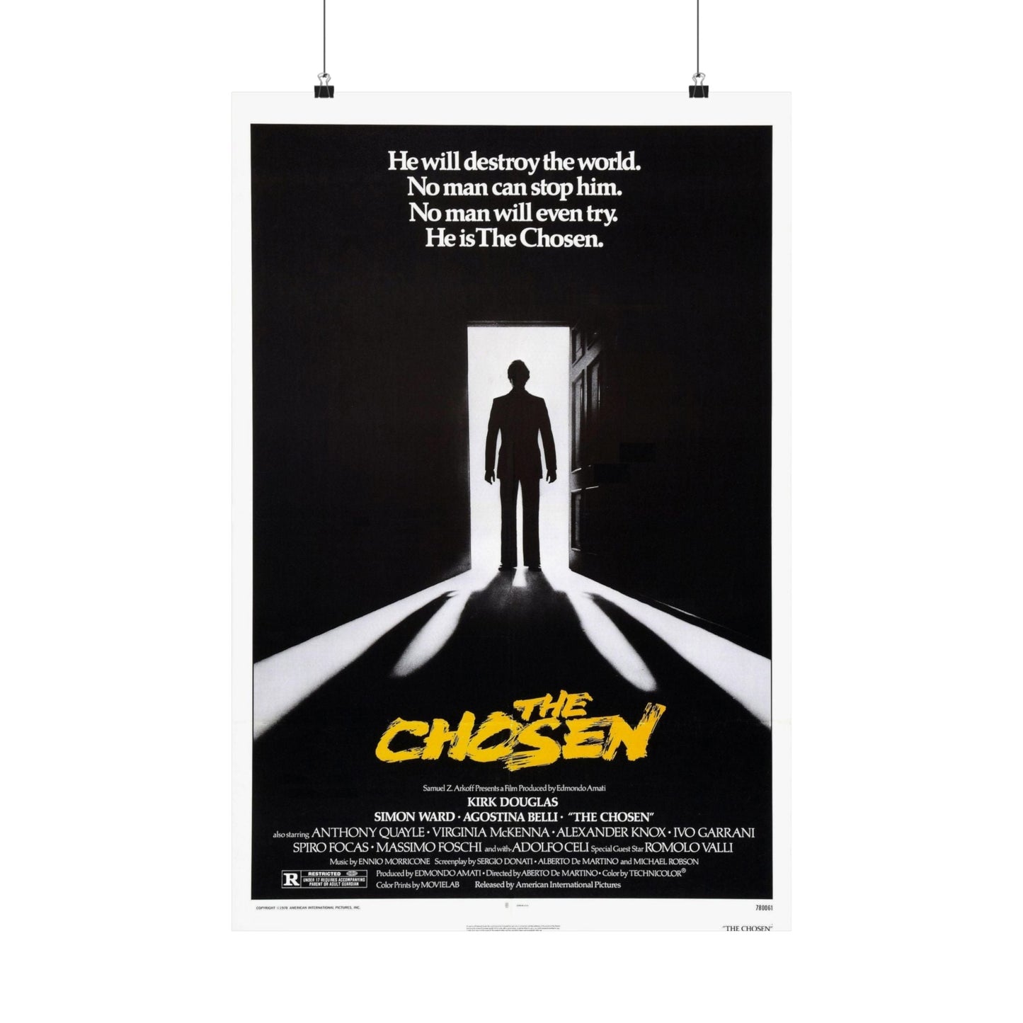 THE CHOSEN 1981 - Paper Movie Poster-20″ x 30″-The Sticker Space