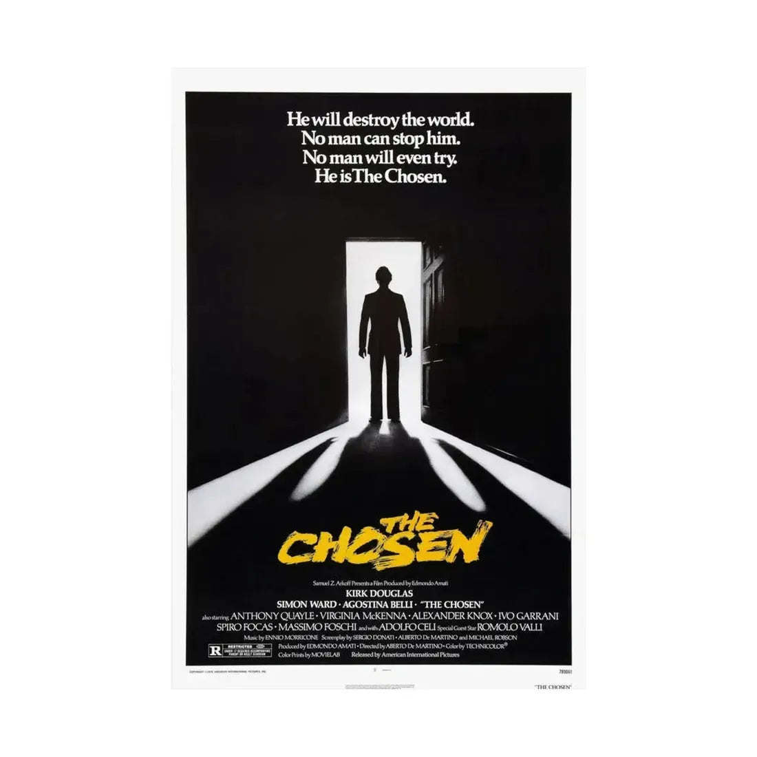 THE CHOSEN 1981 - Paper Movie Poster - The Sticker Space