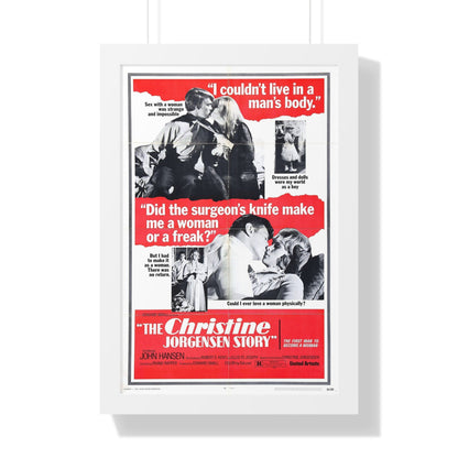 THE CHRISTINE JORGENSEN STORY 1970 - Framed Movie Poster-16″ x 24″-The Sticker Space