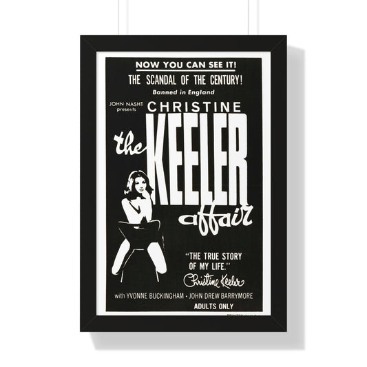 THE CHRISTINE KEELER AFFAIR 1963 - Framed Movie Poster-16″ x 24″-The Sticker Space