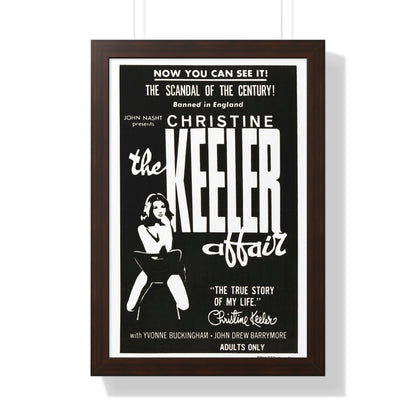 THE CHRISTINE KEELER AFFAIR 1963 - Framed Movie Poster-16″ x 24″-The Sticker Space