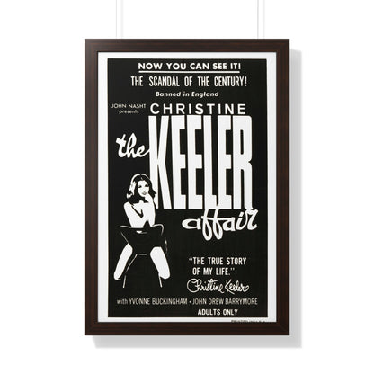 THE CHRISTINE KEELER AFFAIR 1963 - Framed Movie Poster-20" x 30"-The Sticker Space