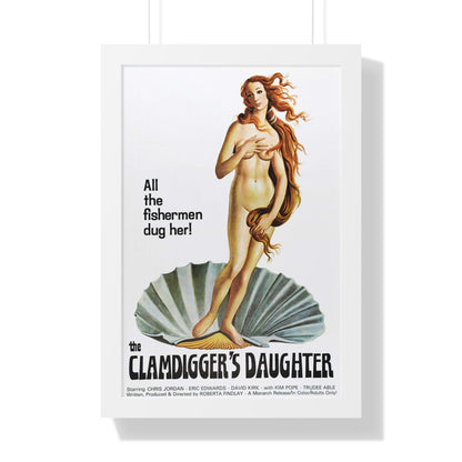 THE CLAMDIGGERS DAUGHTER 1974 - Framed Movie Poster-16″ x 24″-The Sticker Space