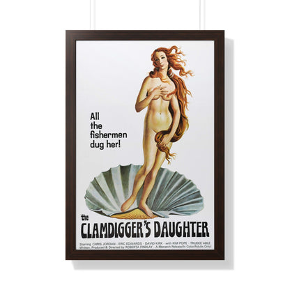 THE CLAMDIGGERS DAUGHTER 1974 - Framed Movie Poster-20" x 30"-The Sticker Space