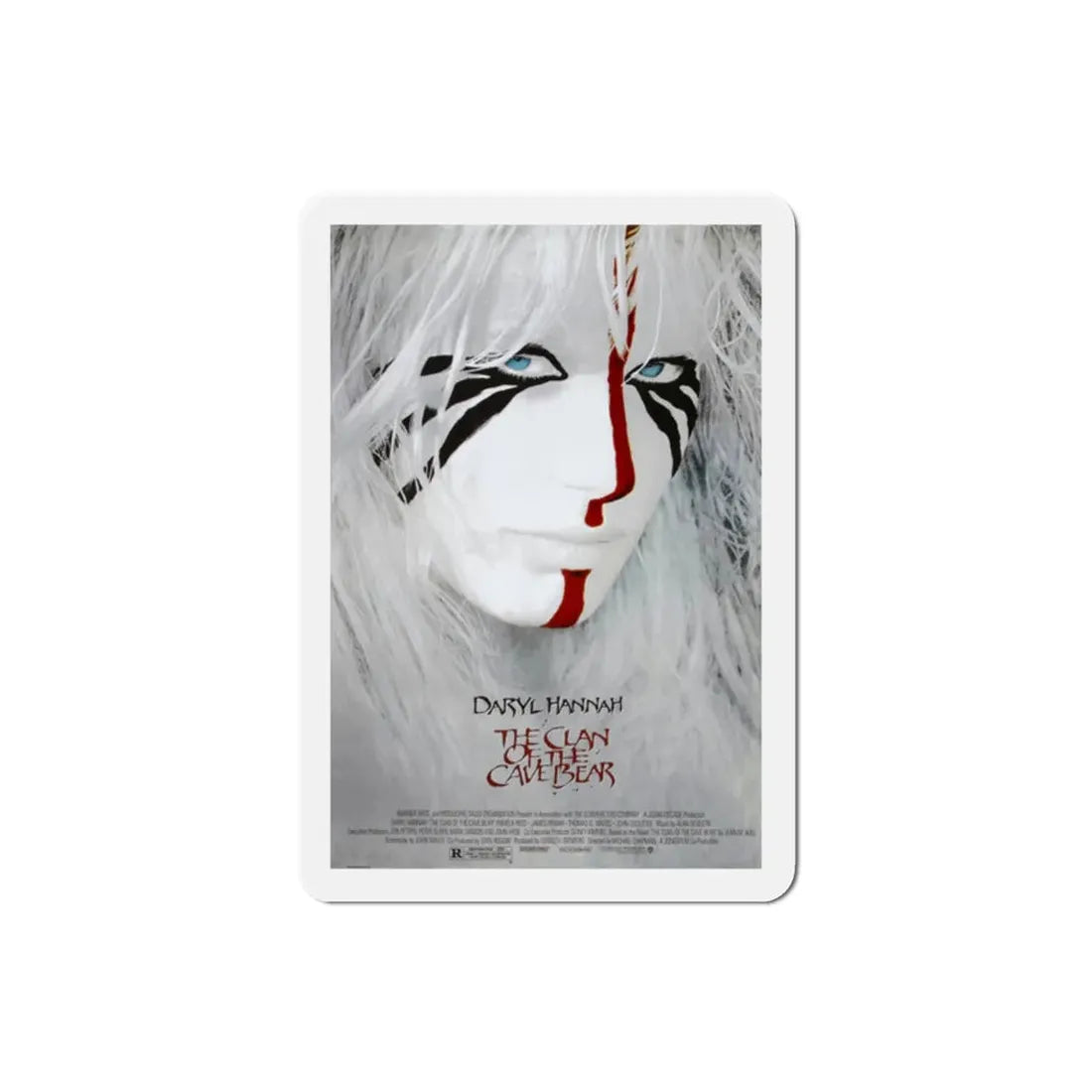 The Clan of the Cave Bear 1986 Movie Poster Refrigerator Magnet 2 Inch - The Sticker Space