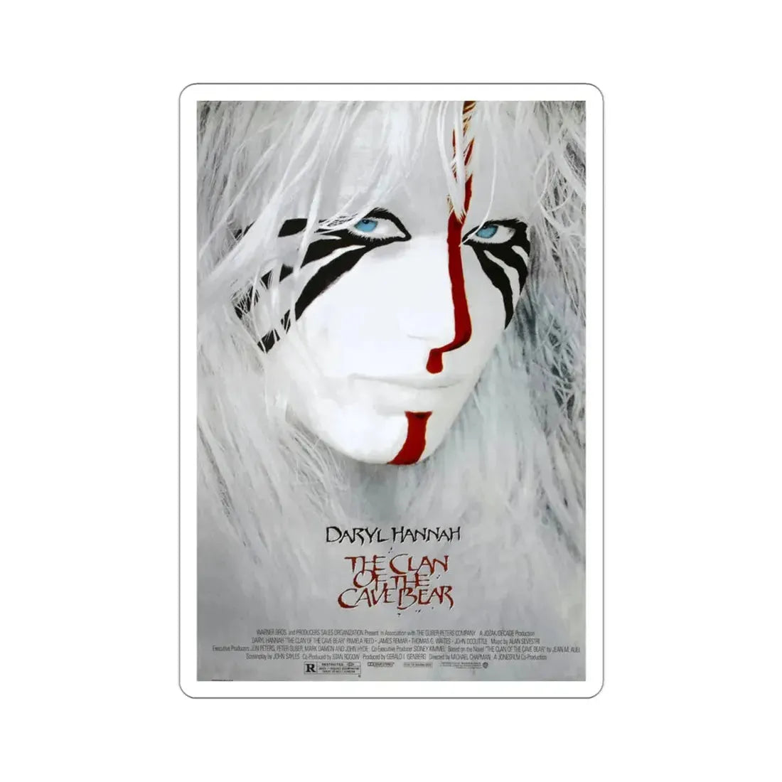 The Clan of the Cave Bear 1986 Movie Poster STICKER Vinyl Die-Cut Decal 3 Inch - The Sticker Space