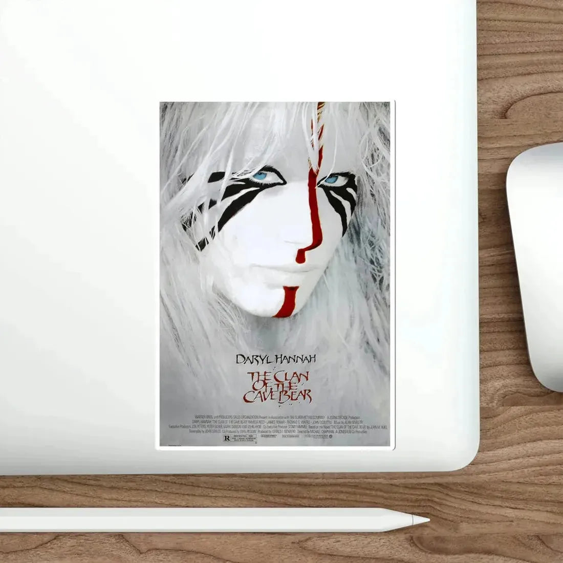 The Clan of the Cave Bear 1986 Movie Poster STICKER Vinyl Die-Cut Decal - The Sticker Space