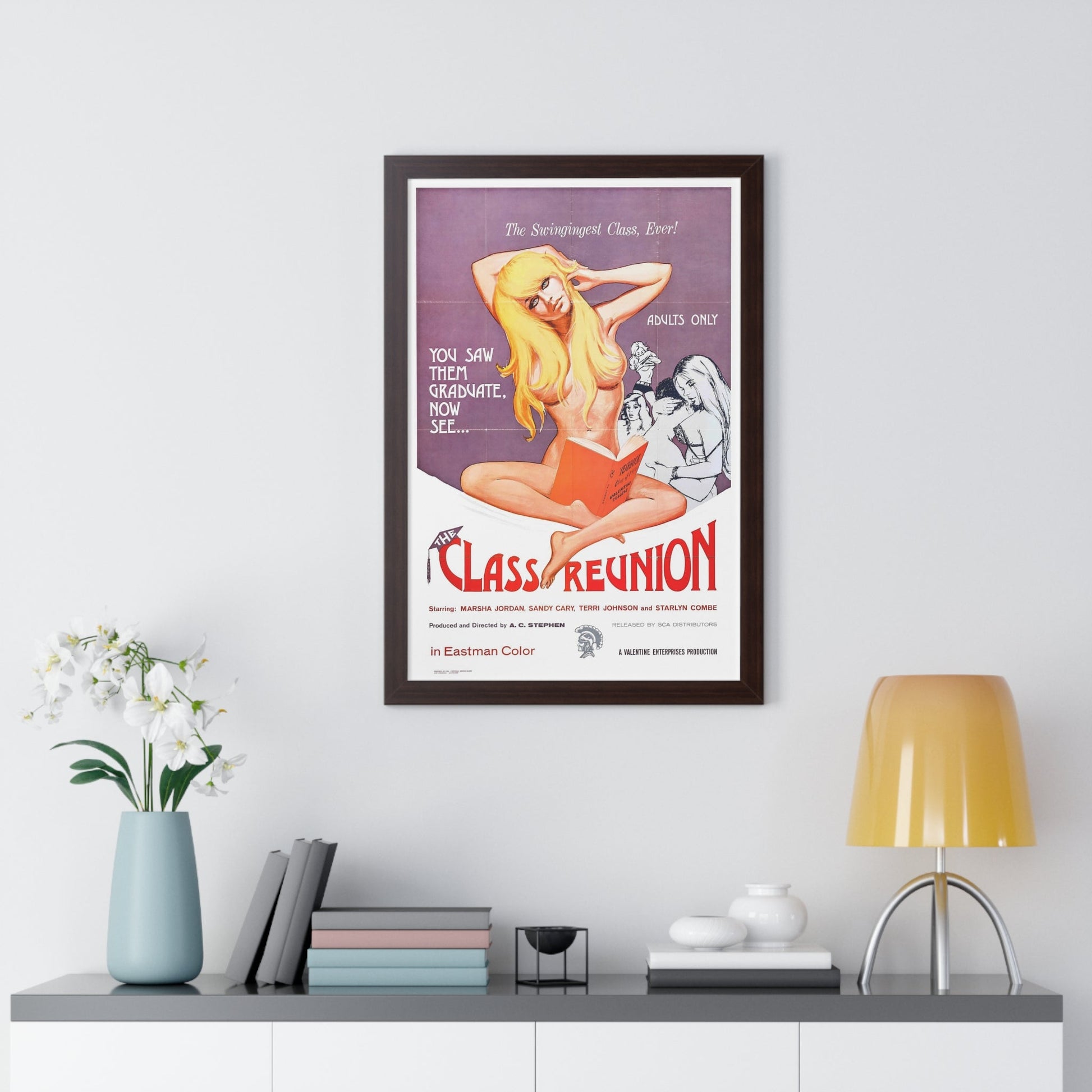 THE CLASS REUNION 1972 - Framed Movie Poster-The Sticker Space