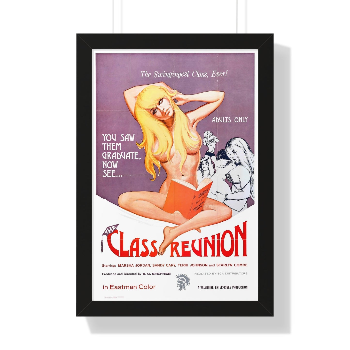 THE CLASS REUNION 1972 - Framed Movie Poster-16″ x 24″-The Sticker Space