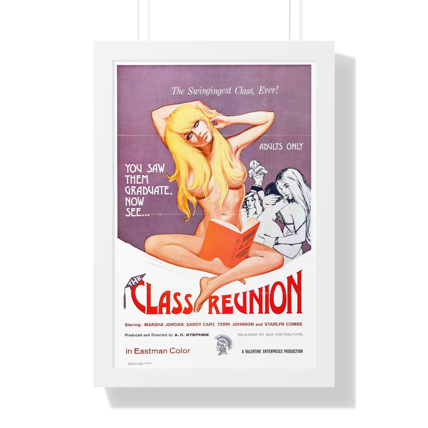 THE CLASS REUNION 1972 - Framed Movie Poster-16″ x 24″-The Sticker Space