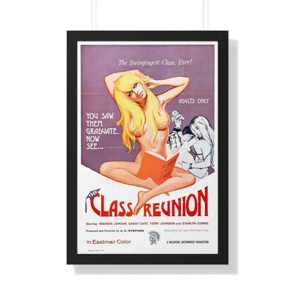 THE CLASS REUNION 1972 - Framed Movie Poster 20" x 30" Black - The Sticker Space